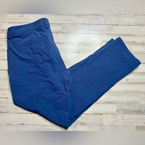 CRZ Yoga Pants Mens 40x31 Blue Athleisure Golf Polyester Stretch Gym Joggers
